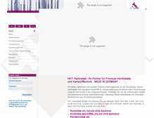 Tablet Screenshot of hht-hartmetall.com
